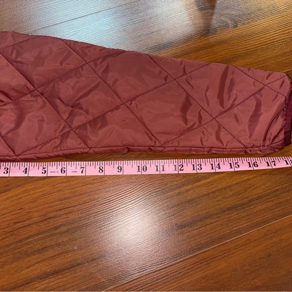Women’s Quilted Burgundy Jacket - Picture 6 of 8